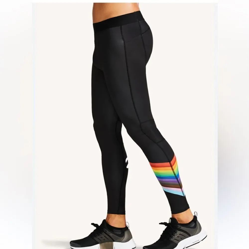 Peloton X Wear It To Heart Pride Leggings Men’s Large